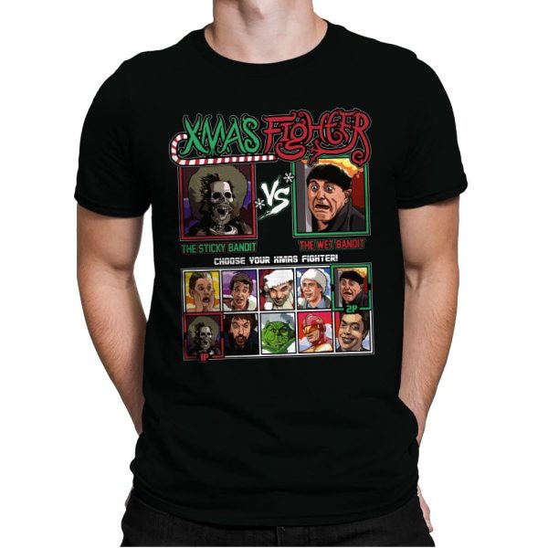 Xmas Fighter - Sticky Bandits vs Wet Bandits - Mens Premium Fashion
