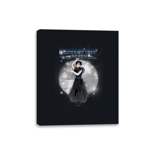 Wednesday Night Fever - Canvas Wraps Online now