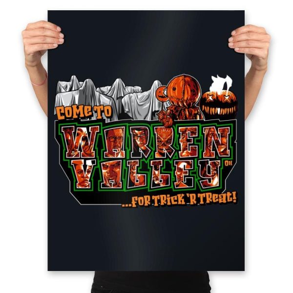Trick or Treat in Warren Valley - Prints Online Sale