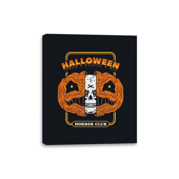 Halloween Horror Club - Canvas Wraps Cheap