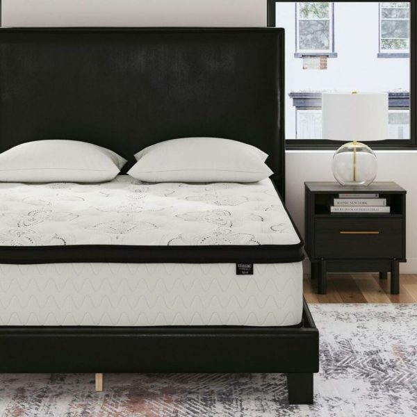 Signature Design by Ashley Twin Size Chime 12 Inch Medium Firm Hybrid Mattress with Cooling Gel Memory Foam Hot on Sale