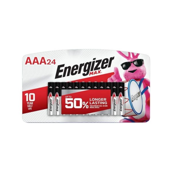 24 Count Energizer AAA Batteries, Max Alkaline Sale