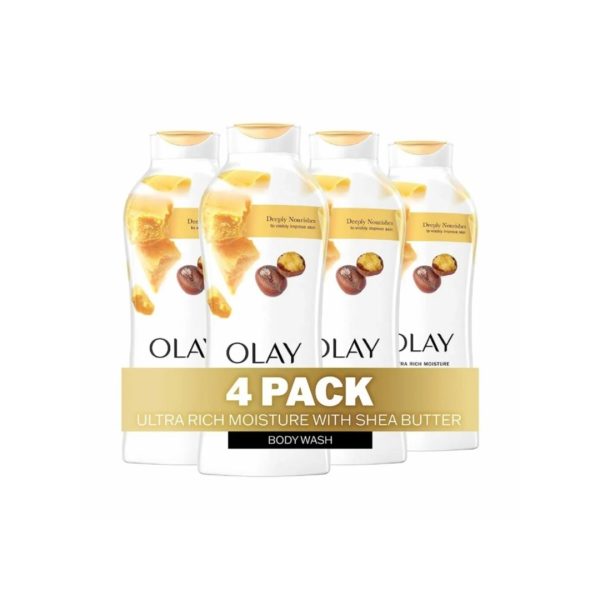 4 Bottles Of Olay Ultra Rich Moisture Body Wash with Shea Butter Cheap